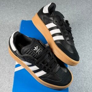 ADIDAS SAMBA XLG J – BLACK/WHITE/GUM – YOUTH 6.5 / WOMEN'S 7.5